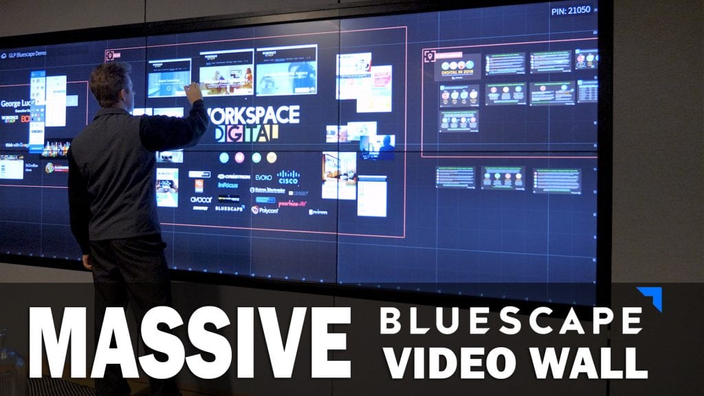 Massive Bluescape Video Wall