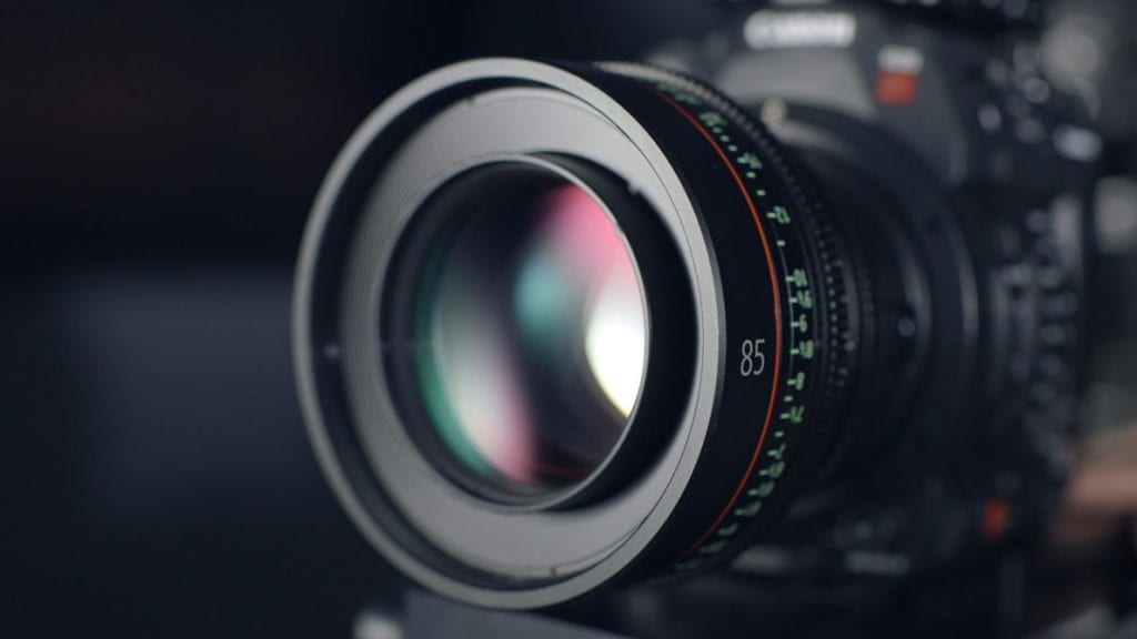 camera lens for video marketing
